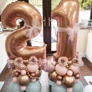 21st Birthday Balloon Bouquet