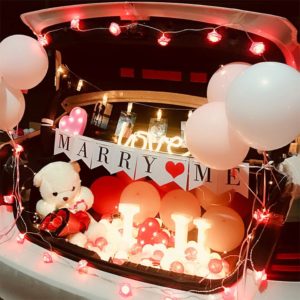 Romantic car decoration