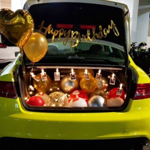 Birthday Car decorations