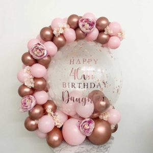 40th Birthday Balloon Bouquet