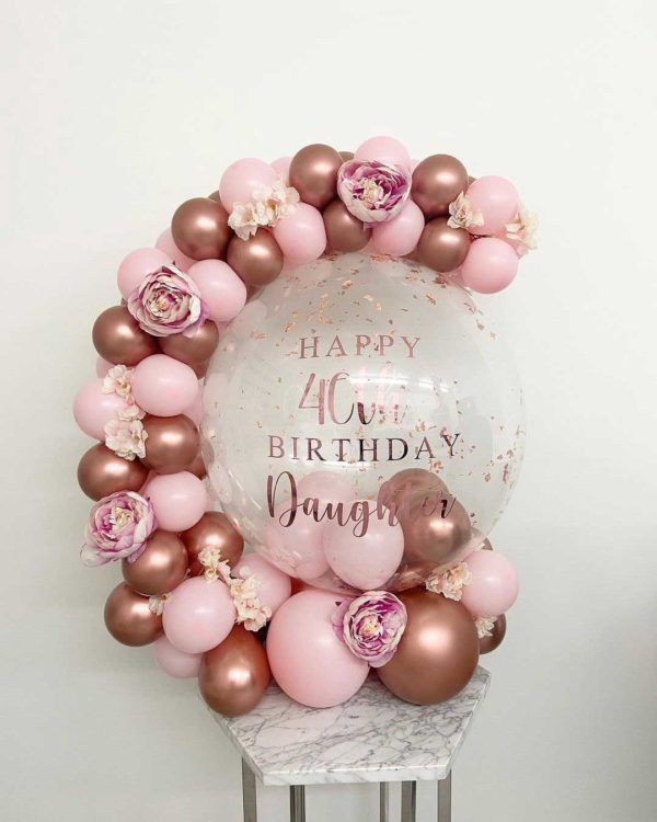 40th Birthday Balloon Bouquet