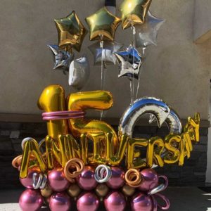 50th Anniversary Balloon Bouquet