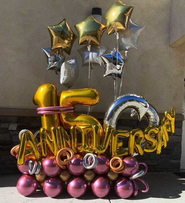 50th Anniversary Balloon Bouquet