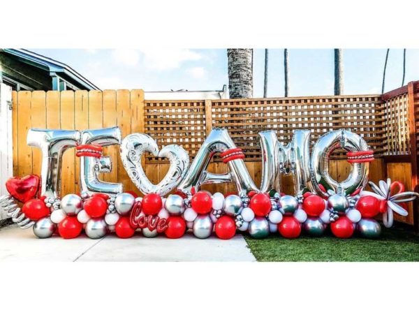 Te amo balloon Bouquet
